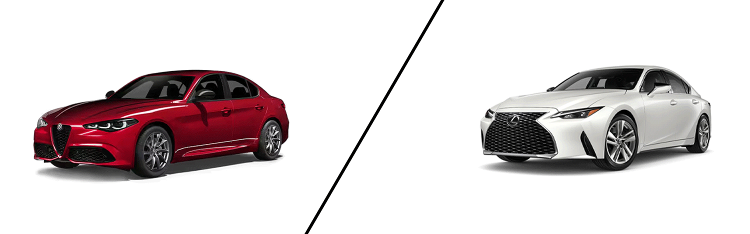 2025 Alfa Romeo Giulia vs 2025 Lexus IS
