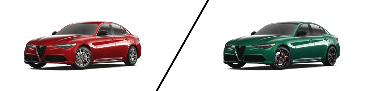 2025 Alfa Romeo Giulia Base vs 2025 Alfa Romeo Giulia Tributo Italiano