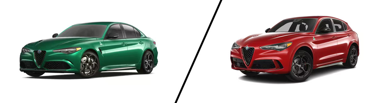 2024 Alfa Romeo Giulia Quadrifoglio vs 2024 Alfa Romeo Stelvio Quadrifoglio