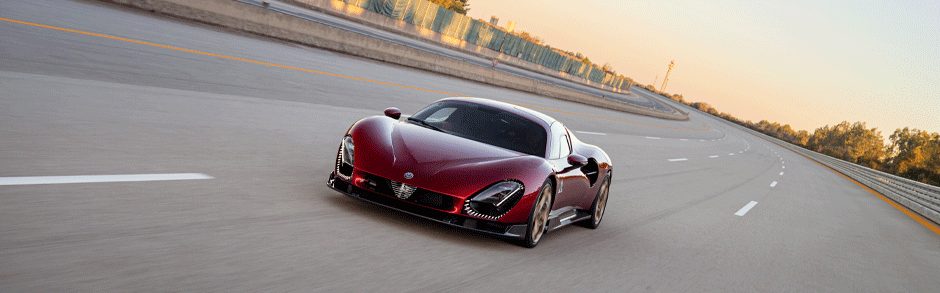 New Alfa Romeo 33 Stradale Undergoes Dynamic Testing at Iconic Nardò Circuit